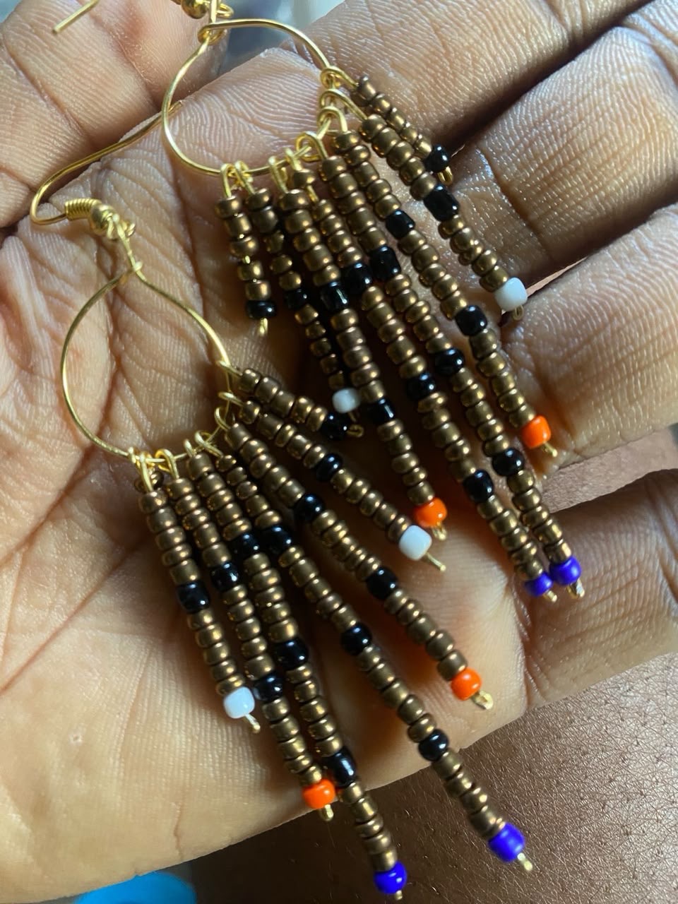 Wire work earrings